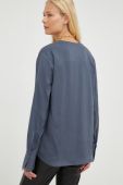 Блузка Tiger Of Sweden жіноча колір синій однотонна