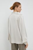 Блузка By Malene Birger Lomaria жіноча колір бежевий однотонна