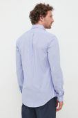Сорочка Polo Ralph Lauren чоловіча slim комір button-down колір блакитний (2476241)