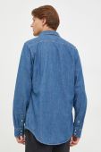 Джинсова сорочка Pepe Jeans чоловіча regular класичний комір колір блакитний
