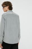 Вельветова сорочка Drykorn Laremto чоловіча колір сірий regular класичний комір