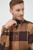 Сорочка BOSS чоловіча колір рожевий regular комір button-down