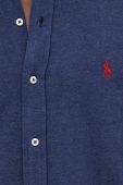 Бавовняна сорочка Polo Ralph Lauren чоловіча колір синій regular комір button-down (2731826)