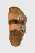 Дитячі шльопанці Birkenstock колір коричневий Narrow Width