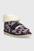 Тапочки Tommy Hilfiger Boot Slipper Monogram колір барвистий