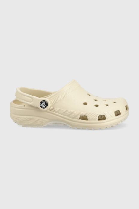 Шльопанці Crocs Classic жіночі колір бежевий 10001 10001.2Y2.D-BONE