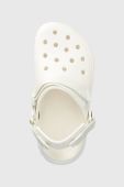 Шльопанці Crocs Classic Hiker Clog жіночі колір білий на платформі 206772 206772.143.D-WHT.WHT