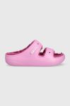 Тапочки Crocs Classic Cozzzy Sandal колір рожевий 207446
