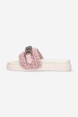 Шльопанці Inuikii Woven Chain Slipper жіночі колір рожевий на платформі