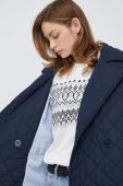 Куртка Tommy Hilfiger жіноча колір синій перехідна oversize