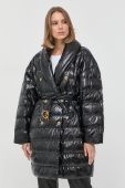 Куртка Pinko жіноча колір чорний перехідна (2631913)