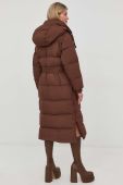 Пухова куртка Ivy Oak жіноча колір коричневий зимова