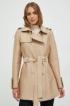 Пальто Morgan жіночий колір бежевий перехідний