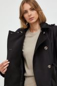 Пальто Morgan жіночий колір чорний перехідний