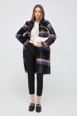 Пальто з домішкою вовни United Colors of Benetton колір чорний перехідний (2884497)