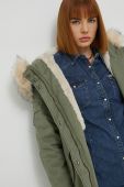Куртка Only жіноча колір зелений перехідна (2825969)