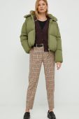Пухова куртка Tommy Hilfiger жіноча колір зелений зимова