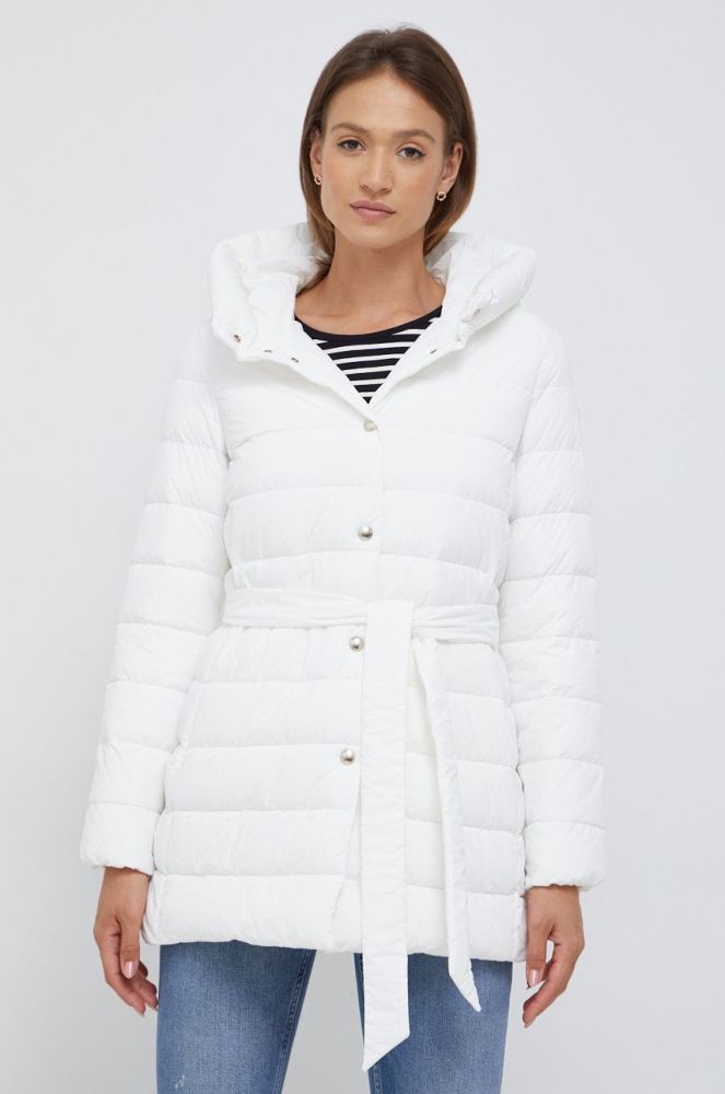 Куртка Tommy Hilfiger жіноча колір білий зимова (2467311)