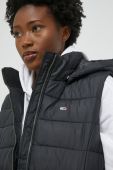 Безрукавка Tommy Jeans жіночий колір чорний зимовий (2597014)