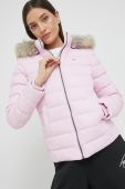 Пухова куртка Tommy Jeans жіноча колір фіолетовий зимова (2500342)