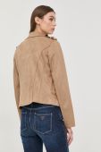 Куртка Guess жіноча колір коричневий перехідна (2411369)