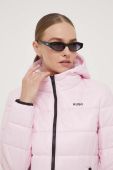 Куртка HUGO жіноча колір рожевий зимова (3480325)