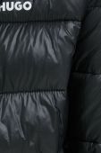 Куртка HUGO жіноча колір чорний перехідна (2567831)