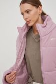 Куртка Reebok жіноча колір рожевий зимова