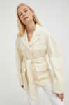Куртка Samsoe Samsoe жіноча колір бежевий перехідна (2500381)