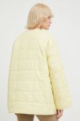 Куртка Samsoe Samsoe жіноча колір жовтий перехідна