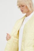 Куртка Samsoe Samsoe жіноча колір жовтий перехідна