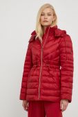 Пухова куртка MICHAEL Michael Kors жіноча колір червоний перехідна