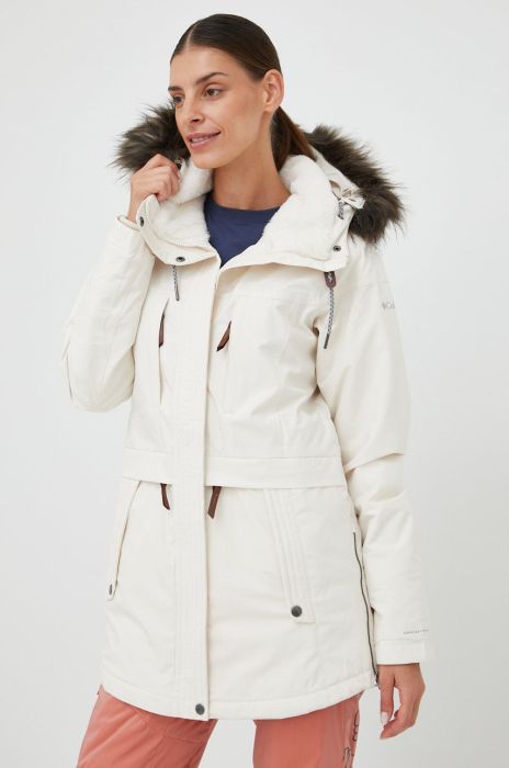 Куртка Columbia жіноча колір бежевий перехідна (2597029)