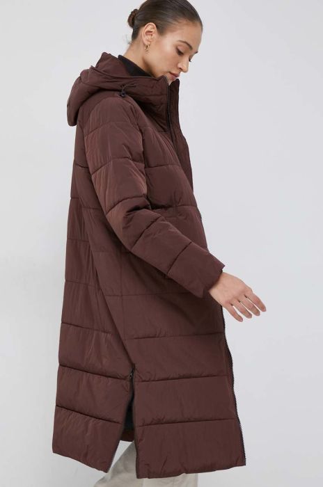 Куртка Pepe Jeans Gus жіноча колір коричневий зимова