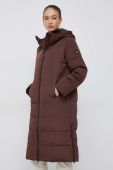 Куртка Pepe Jeans Gus жіноча колір коричневий зимова