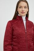 Куртка Guess жіноча колір бордовий перехідна (2817268)