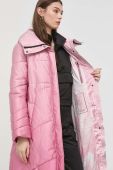 Куртка Guess жіноча колір рожевий зимова (2817322)