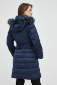 Пухова куртка Guess жіноча колір синій зимова (2817342)