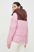 Куртка Noisy May ales жіноча колір рожевий зимова