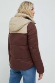Куртка Noisy May ales жіноча колір коричневий зимова