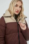 Куртка Noisy May ales жіноча колір коричневий зимова