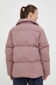 Пухова куртка adidas Performance жіноча колір рожевий зимова