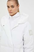 Пухова куртка adidas жіноча колір білий зимова