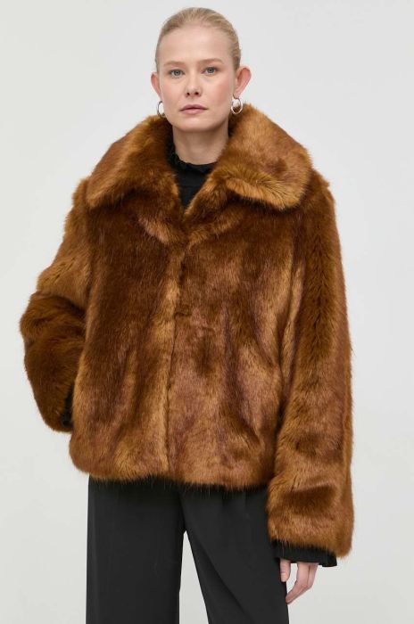 Куртка Marciano Guess жіноча колір коричневий перехідна oversize