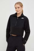 Кофта The North Face Womens Denali Crop жіноча колір чорний
