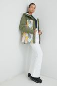 Roxy Куртка Galaxy Print Block колір зелений (2753277)