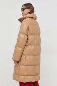 Пухова куртка BOSS жіноча колір бежевий зимова (2826044)