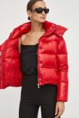 Пухова куртка Patrizia Pepe жіноча колір червоний зимова