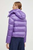 Пухова куртка Patrizia Pepe жіноча колір фіолетовий зимова