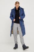 Пухова куртка The North Face жіноча зимова колір блакитний (2765363)